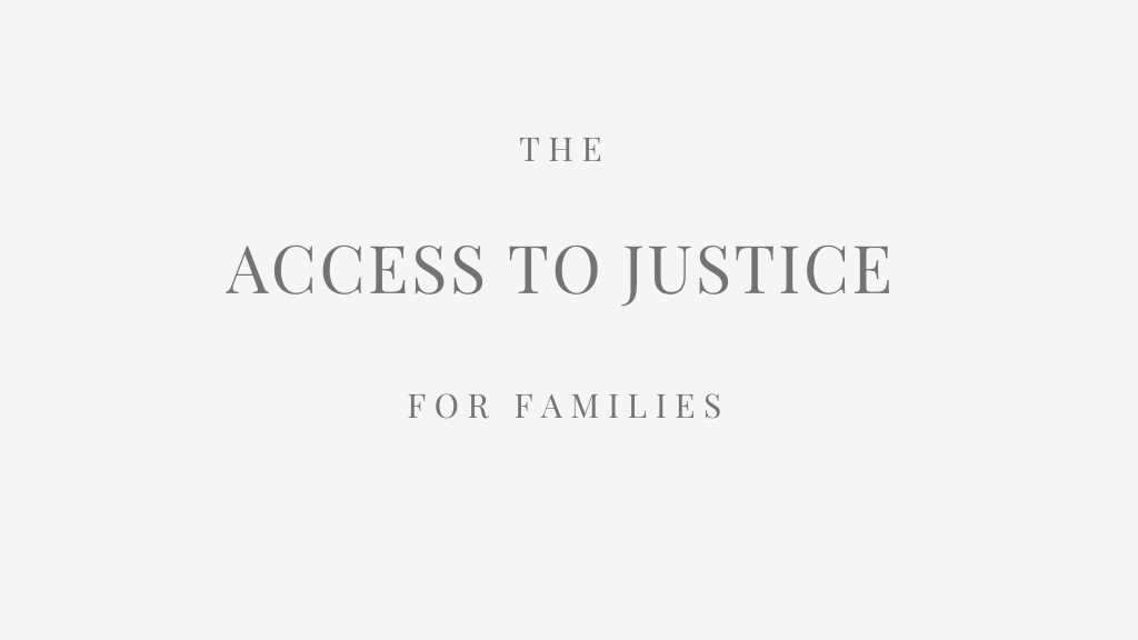 The Access To Justice For Families Monthly Member Subscription