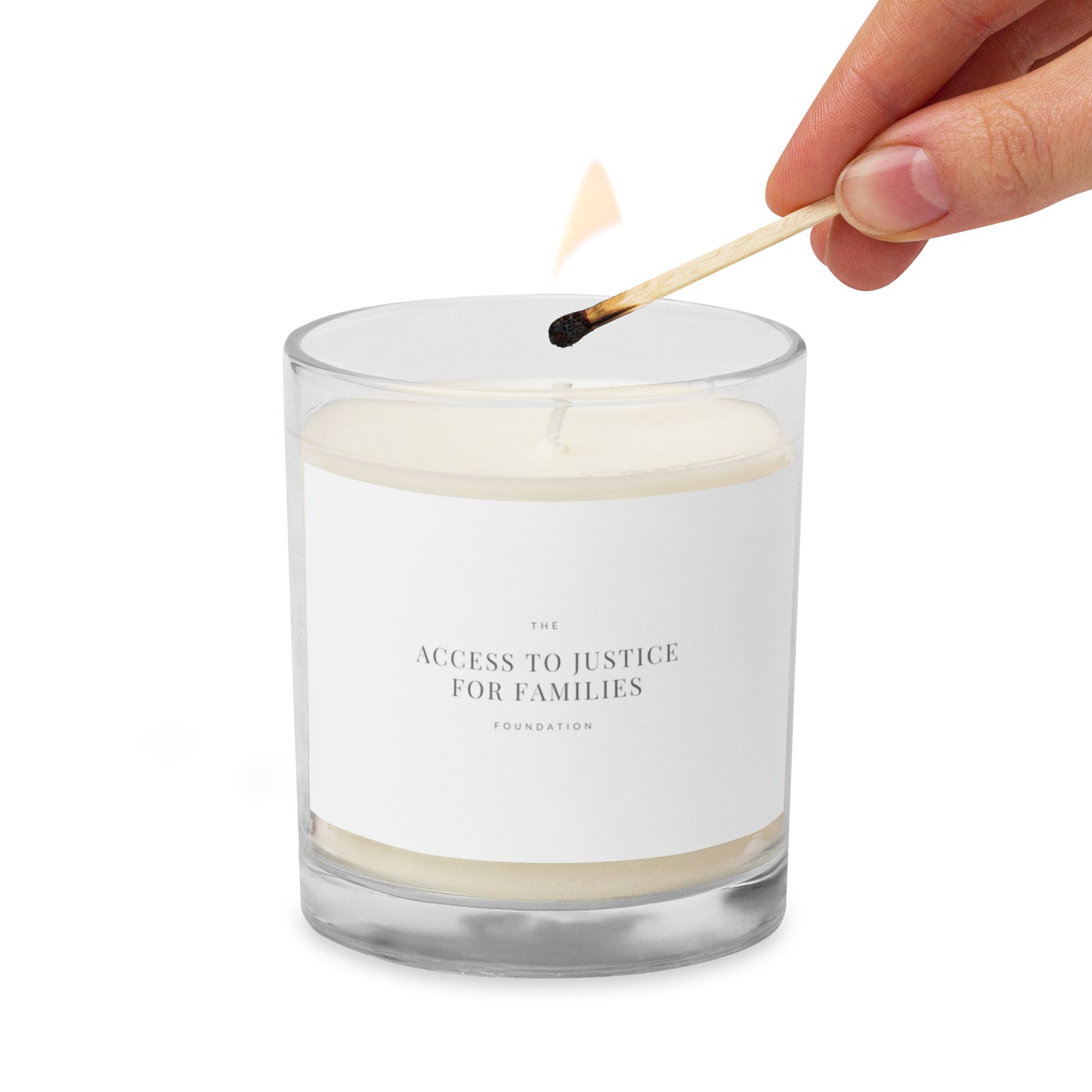 Official The Access To Justice For Families Glass Jar Soy Wax Candle