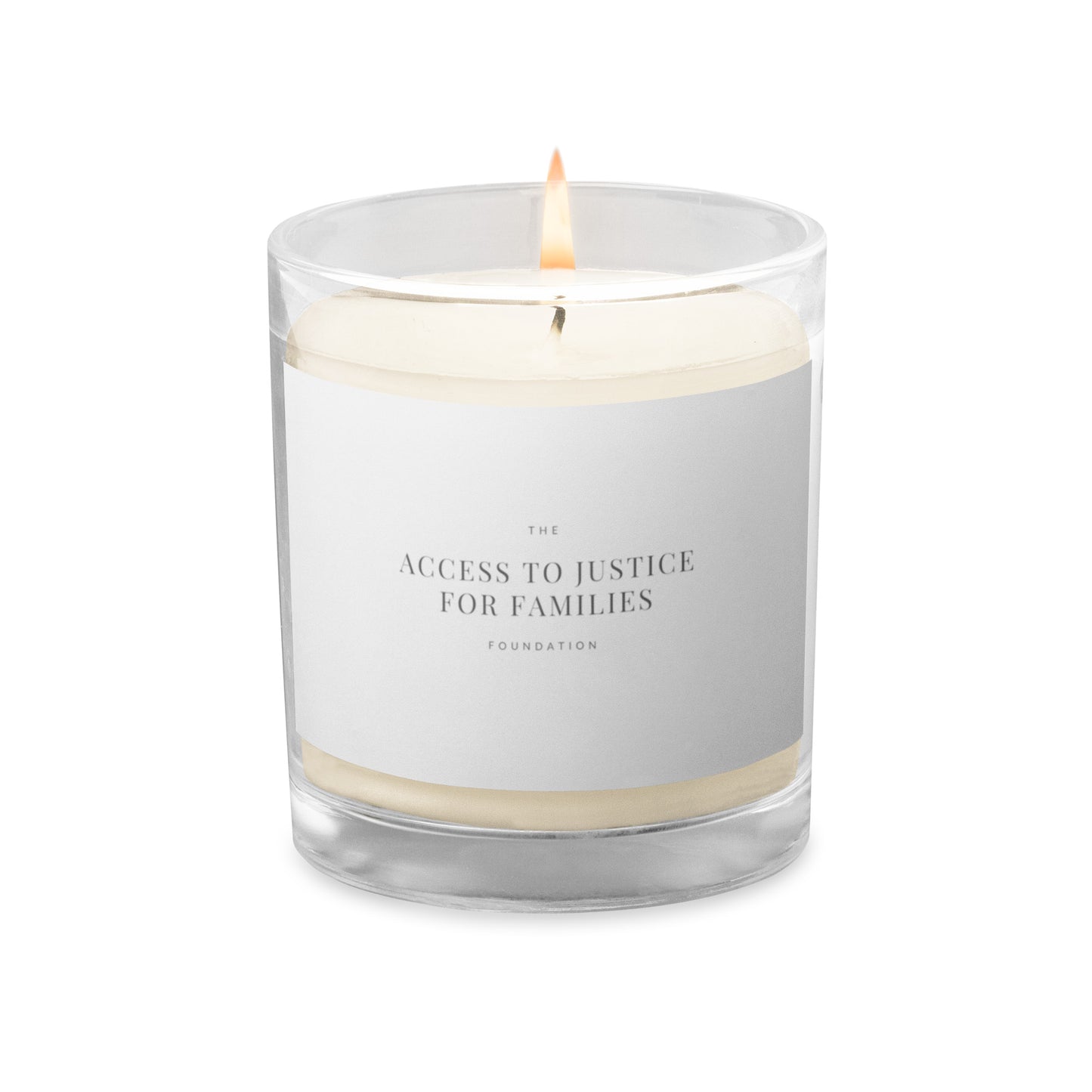 Official The Access To Justice For Families Glass Jar Soy Wax Candle