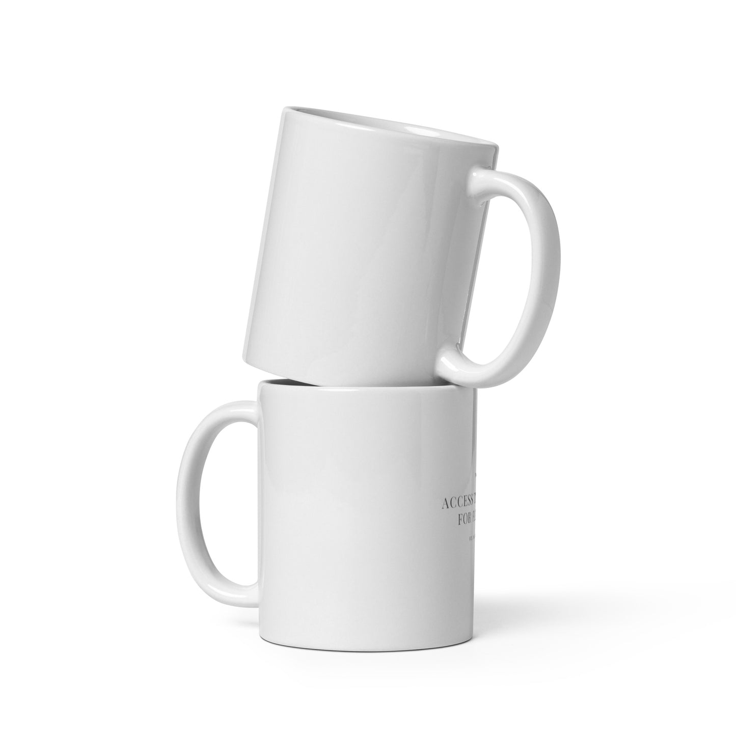 Official The Access To Justice For Families White glossy mug