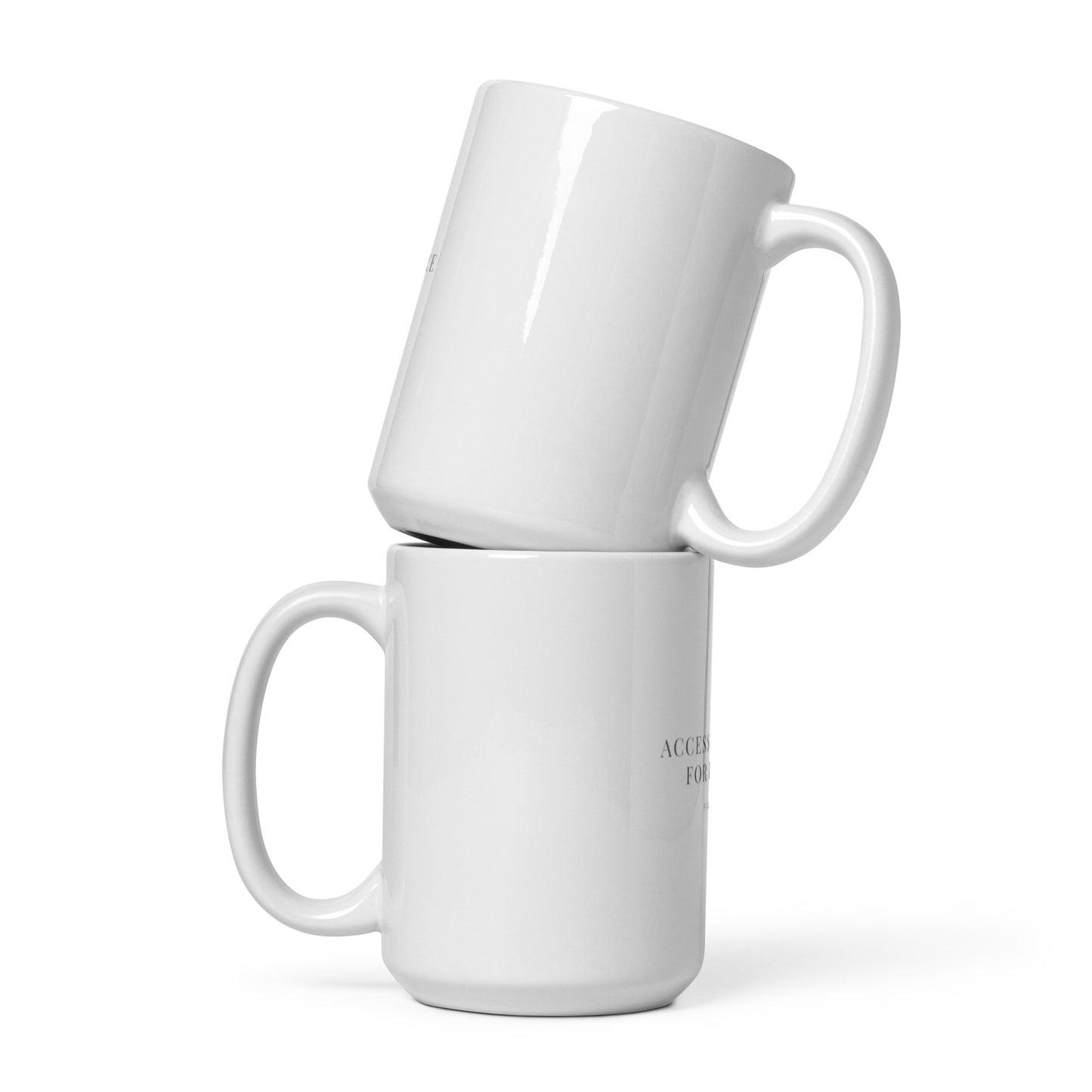 Official The Access To Justice For Families White glossy mug