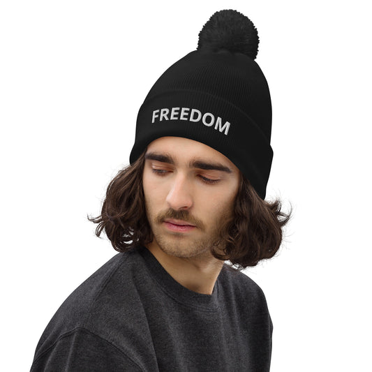 Pom Pom Beanie 'Freedom'